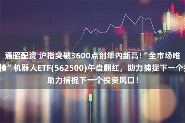 通昭配资 沪指突破3600点创年内新高!“全市场唯一百亿规模”机器人ETF(562500)午盘翻红，助力捕捉下一个投资风口！